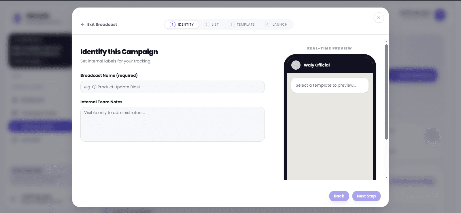 Create Campaign